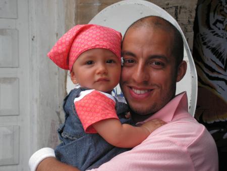 nordine et sa petite fille